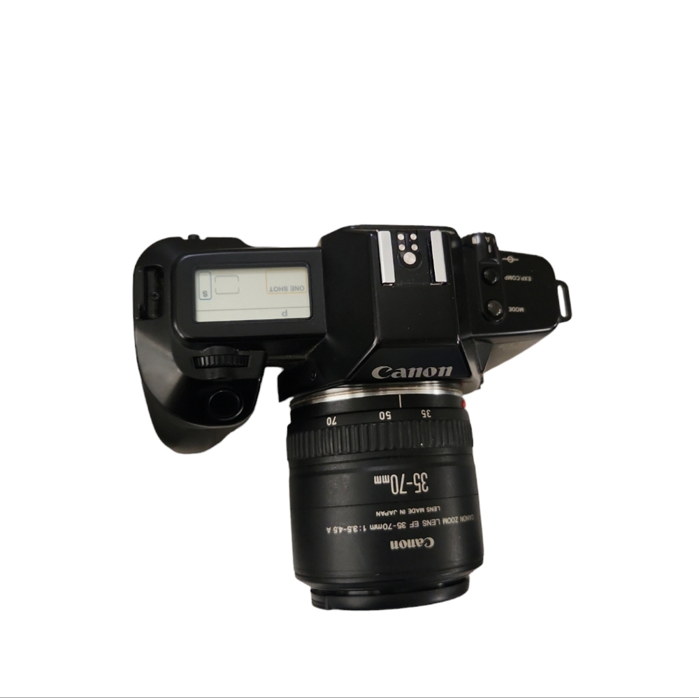 CANON EOS 650 SLR 35mm Film Camera Huge Lot 2-Lens, Flash, Batteries Filter and - Picture 9 of 11